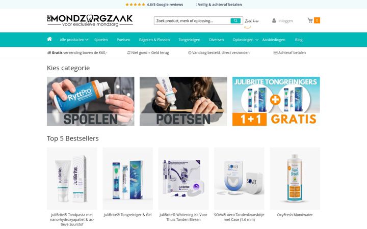 Screenshot of demondzorgzaak.nl