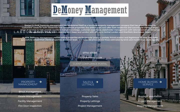 Screenshot of demoney.co.uk