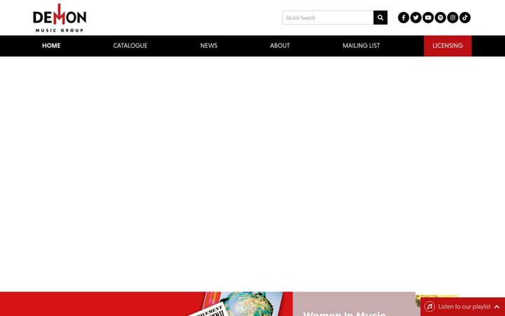Screenshot of demonmusicgroup.co.uk