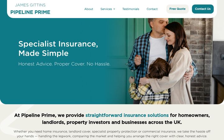 Screenshot of demonstrationsite.co.uk