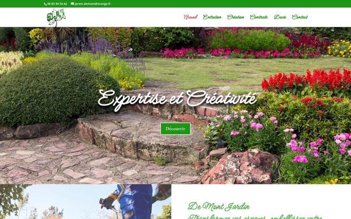 Screenshot of demont-jardin.com