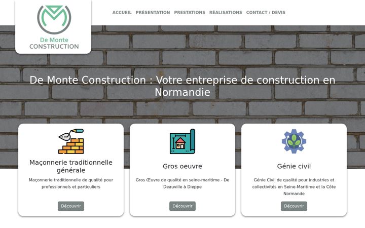 Screenshot of demonte-construction.fr