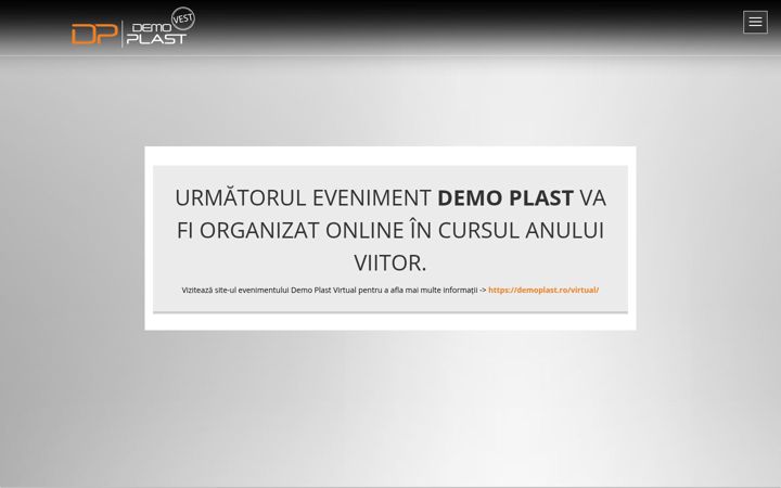 Snimka zaslona za demoplast.ro