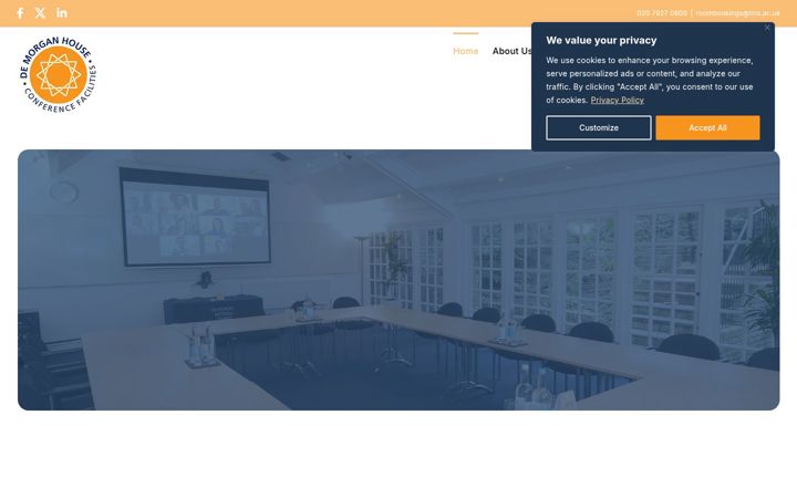 Screenshot of demorganhouse.org.uk