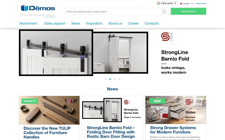 Screenshot of demos-trade.com