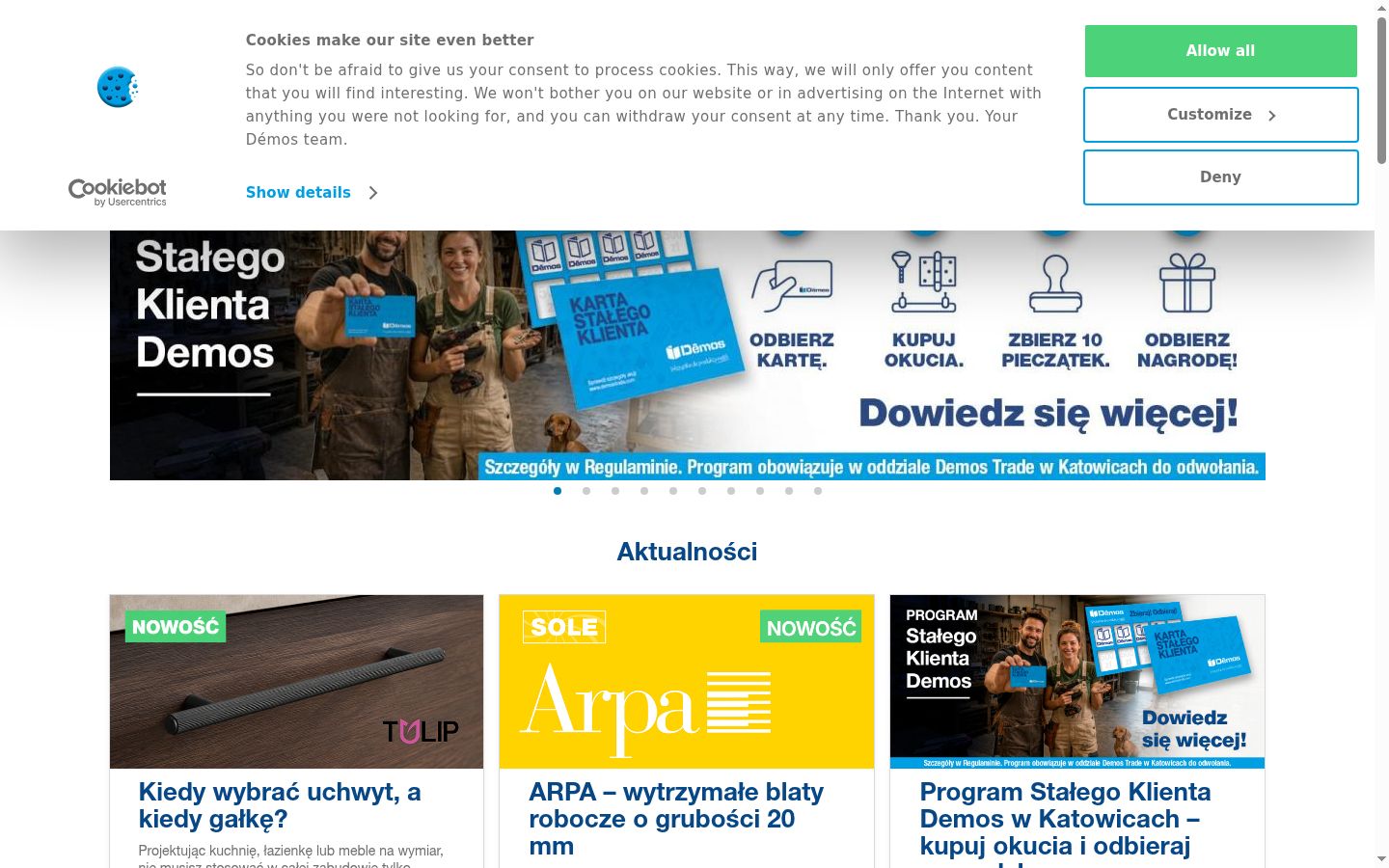 Sutikimo reklamjuostės, rodytos prieš bet kokią sąveiką, ekrano kopija