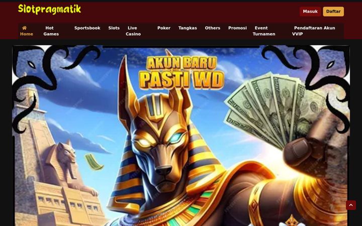 Screenshot of demoslotpragmatik.com