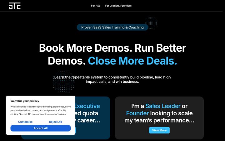 Screenshot of demotoclose.com