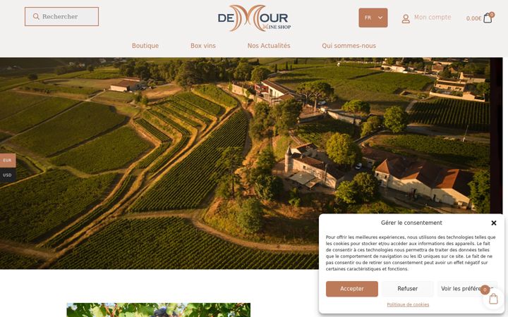 Screenshot of demourshop.com