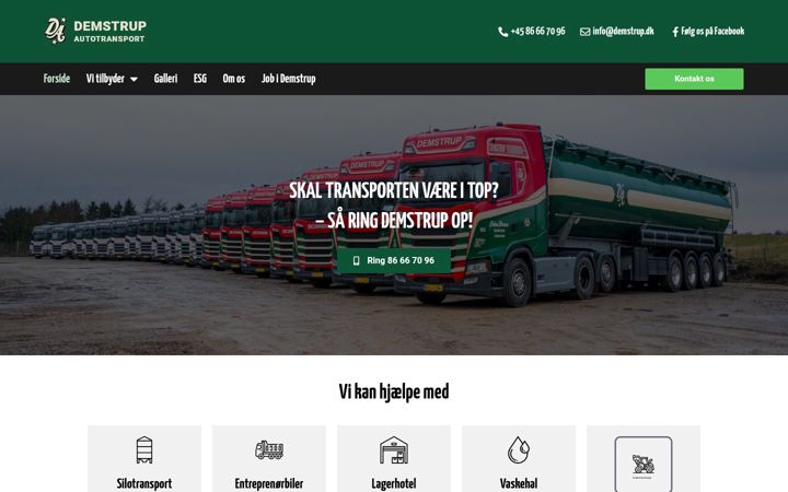 Screenshot of demstrup.dk
