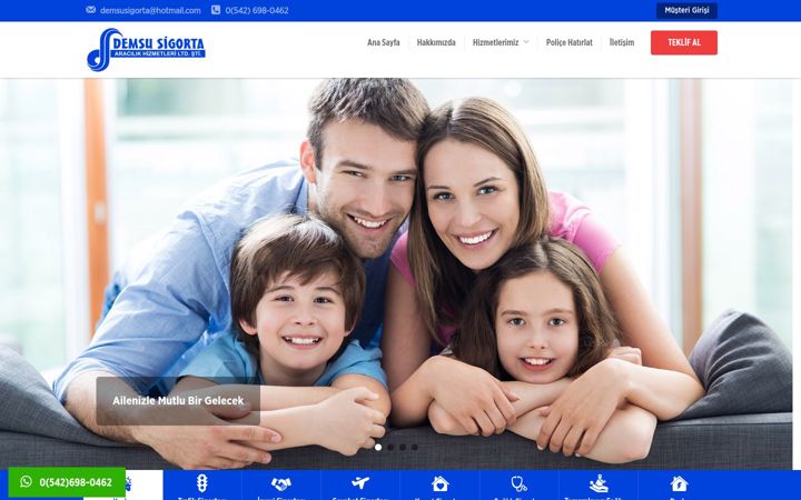 Zrzut ekranu demsusigorta.com.tr