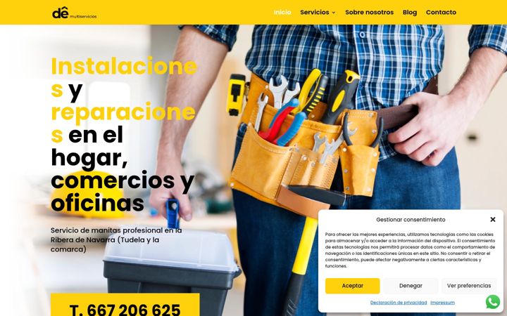 Zrzut ekranu demultiservicios.es