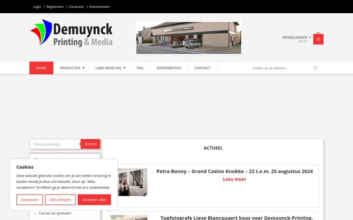Screenshot of demuynck-printing.be
