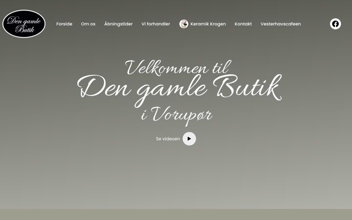 Screenshot of den-gamlebutik.dk