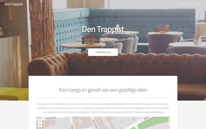 Screenshot of den-trappist.be