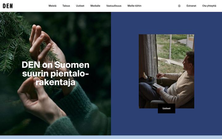 Skærmbillede af den.fi