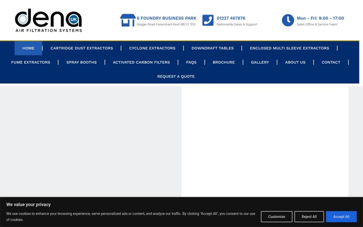 Screenshot van dena-afs.uk