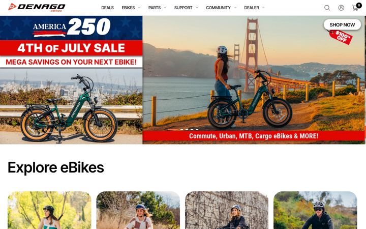 Screenshot of denago.com