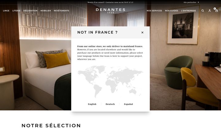 Screenshot of denantes.fr