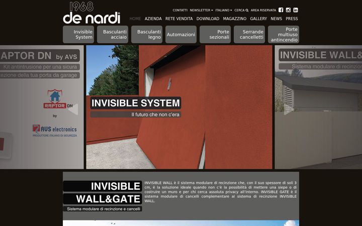 Screenshot von denardi.it