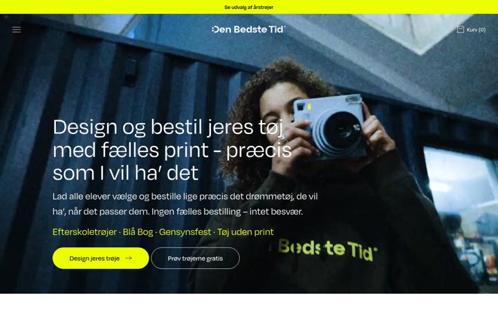 Screenshot of denbedstetid.dk
