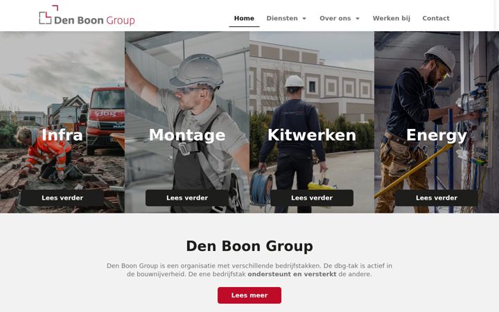 Screenshot di denboongroup.nl