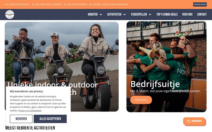 Screenshot di denboschoutdoor.nl