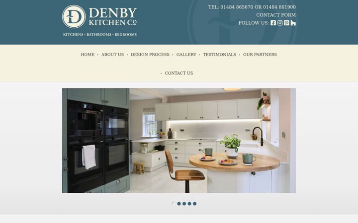 Screenshot of denbykitchencompany.co.uk