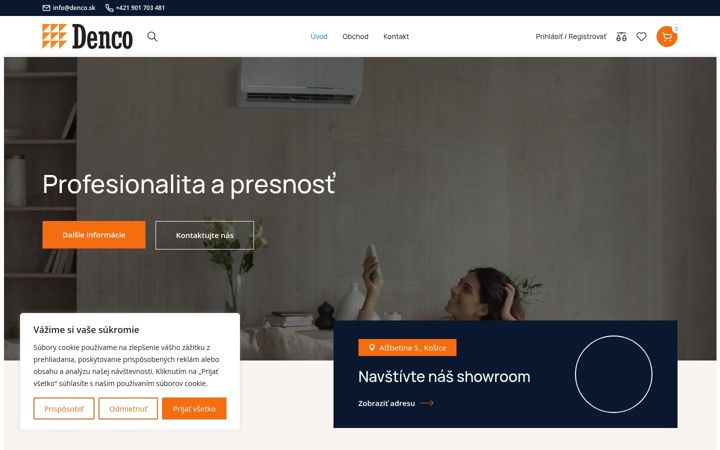 Screenshot of denco.sk