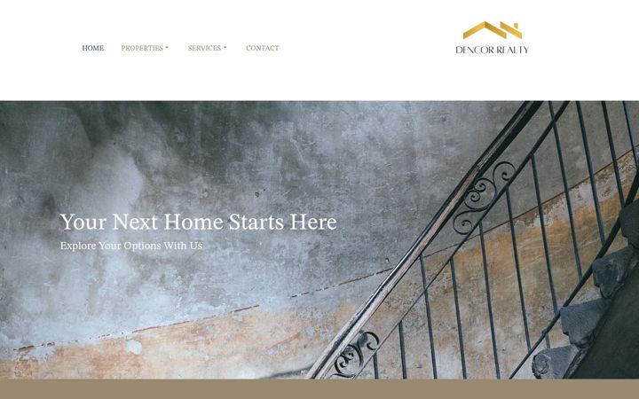 Screenshot of dencorrealtyservices.com