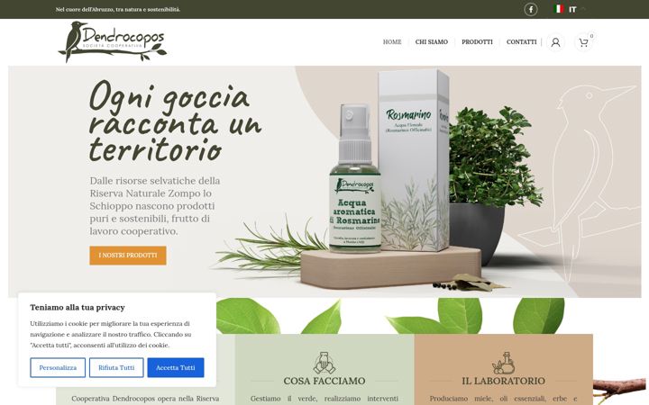 Screenshot of dendrocopos.it