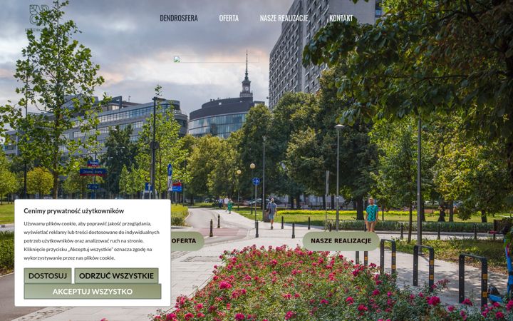 Screenshot di dendrosfera.pl