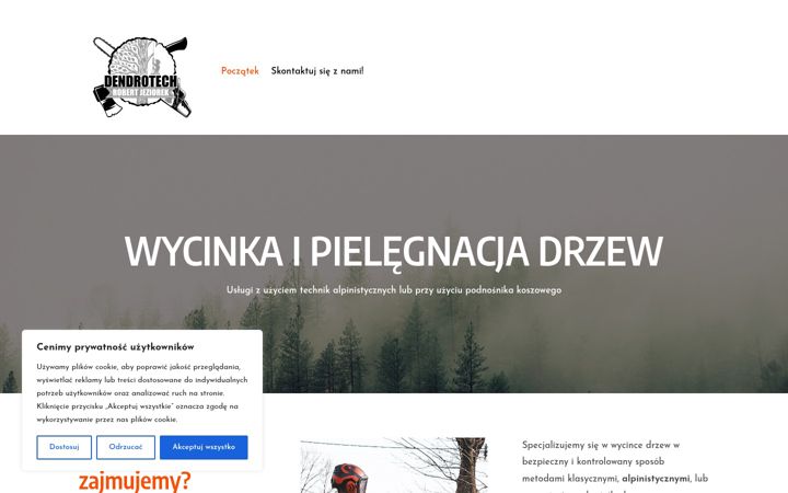 Screenshot di dendrotech.pl