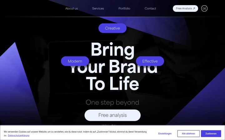 Screenshot of dendydigital.de