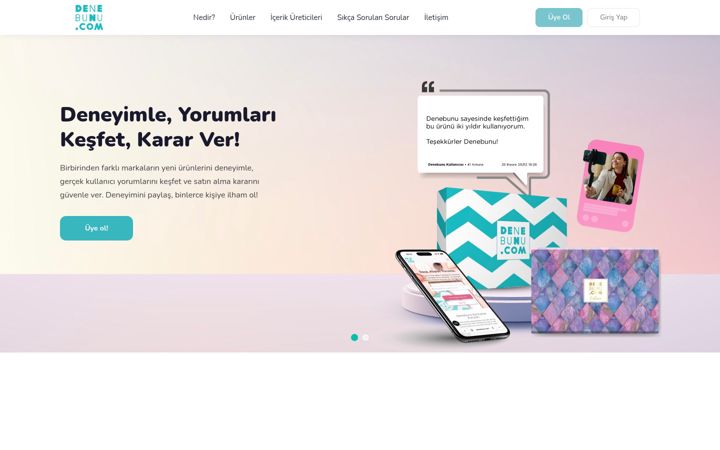 Screenshot of denebunu.com