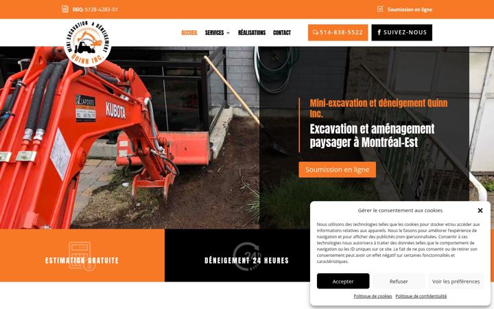 Screenshot of deneigement-montreal.com