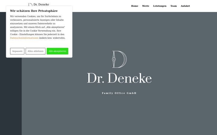 Screenshot of deneke-familyoffice.de
