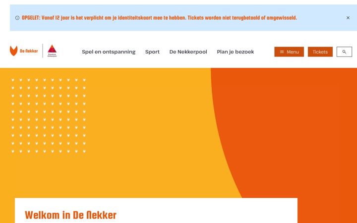 Screenshot of denekker.be
