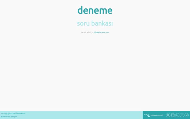 Screenshot of deneme.com