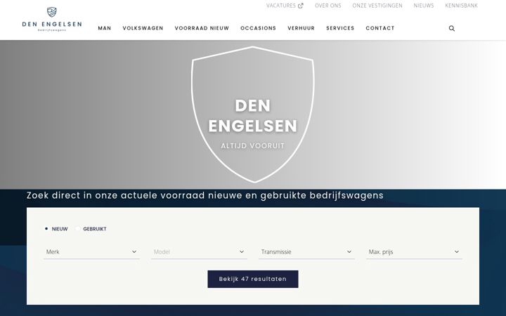 Screenshot of denengelsen.eu