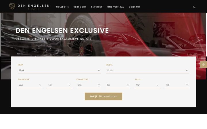 Skjermbilde av denengelsenexclusive.eu