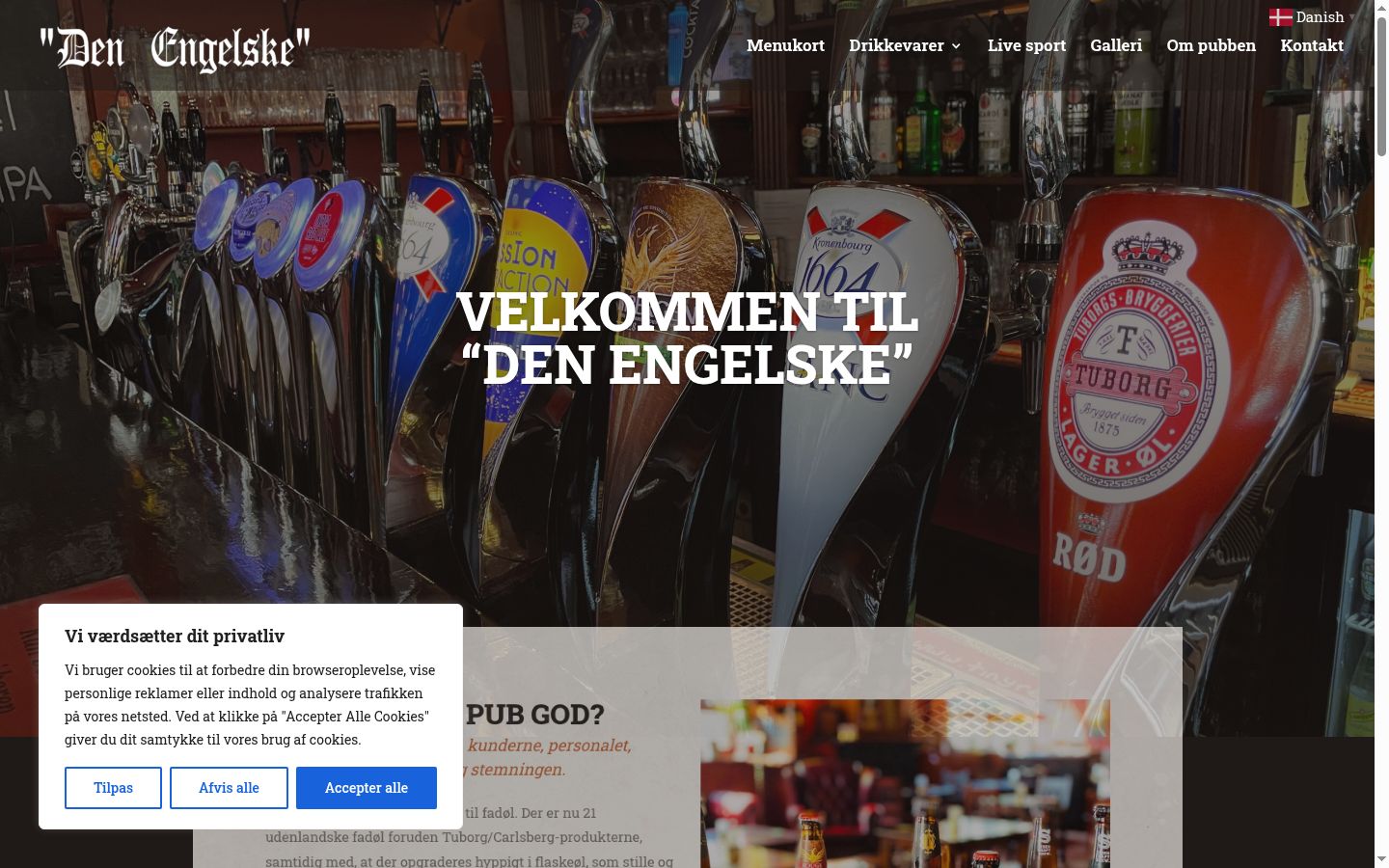 Screenshot tal-banner tal-kunsens muri qabel kwalunkwe interazzjoni