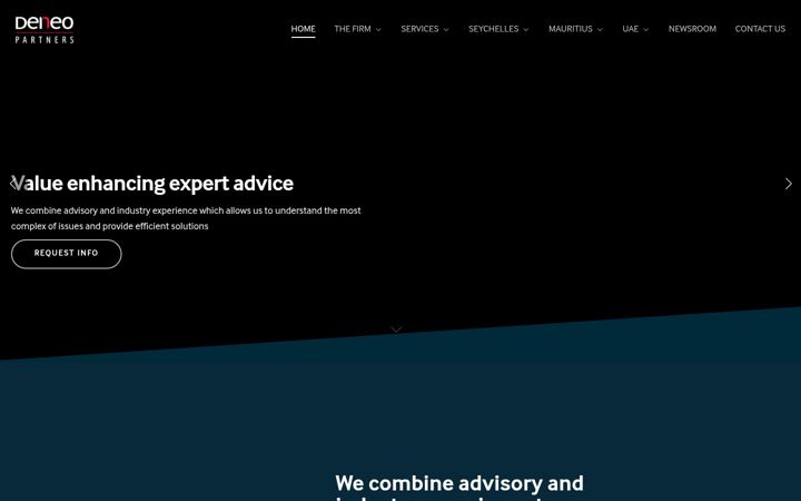 Screenshot of deneopartners.com