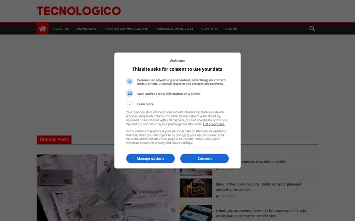 Screenshot of denertecnologico.com
