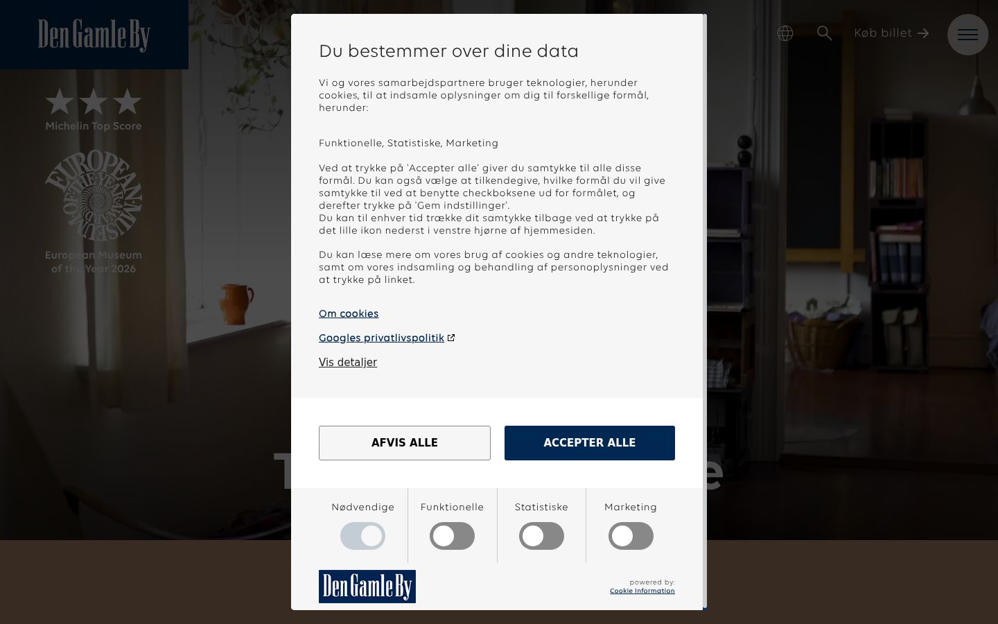 Snímek obrazovky baneru souhlasu zobrazeného před jakoukoli interakcí