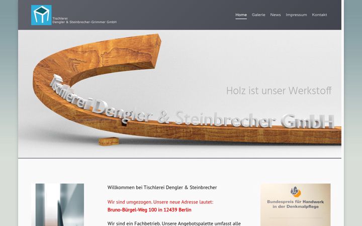 Screenshot of dengler-steinbrecher.de