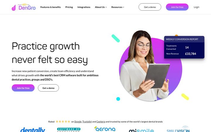 Ekrano kopija dengro.com