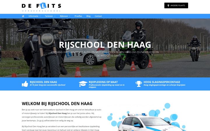 Screenshot of denhaagrijschool.nl