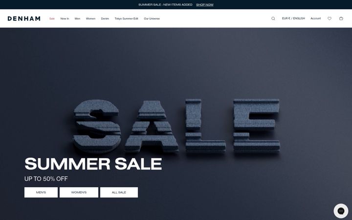 Screenshot of denham.com