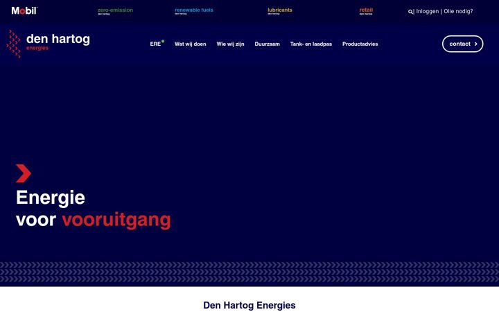 Screenshot of denhartogbv.com
